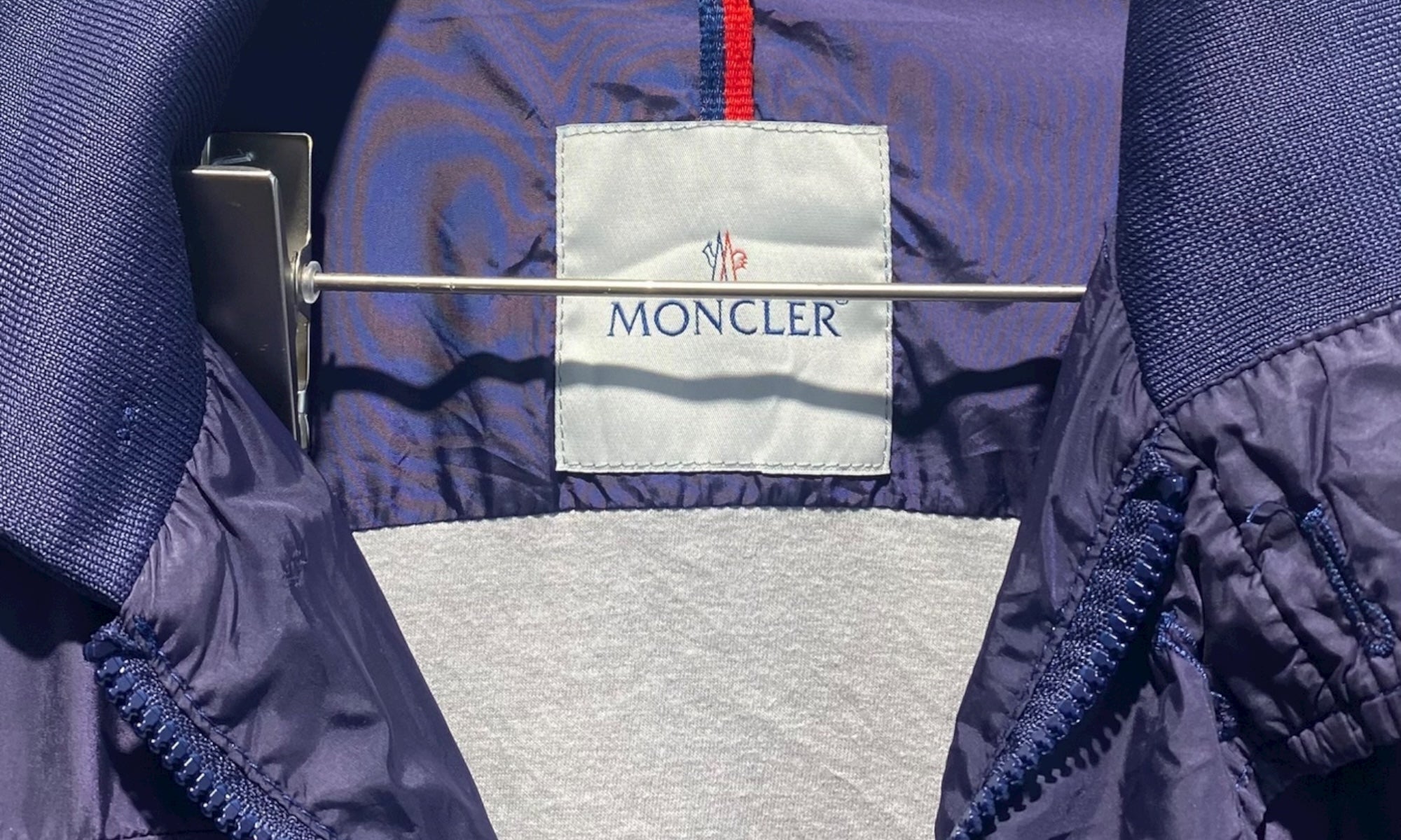 Moncler Used Moncler Delonix jacket dark purple - 1105251351
