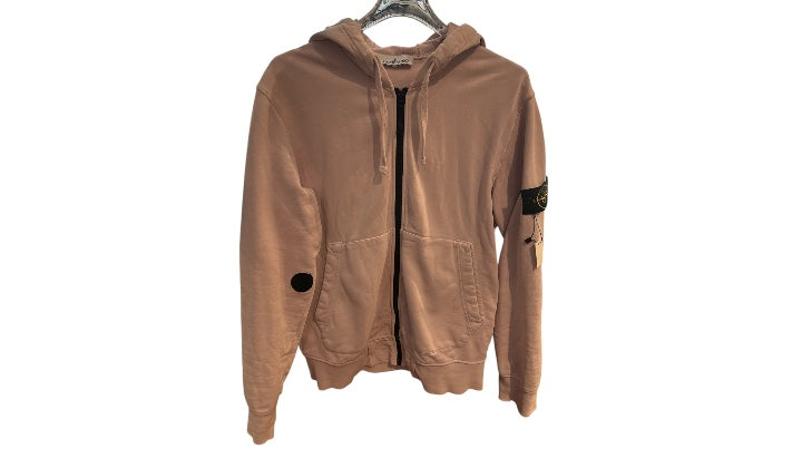 Stone Island Used Stone Island Pink Zip-up hoodie - 1129241914