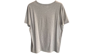 YSL Used Saint Laurent Logo Tee Grey - test