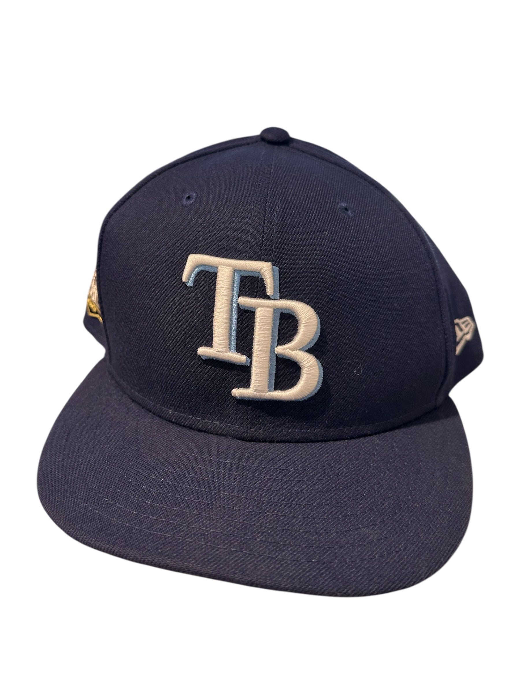 nike Used Tampa Bay Rays Fitted Cap Navy - 514251714