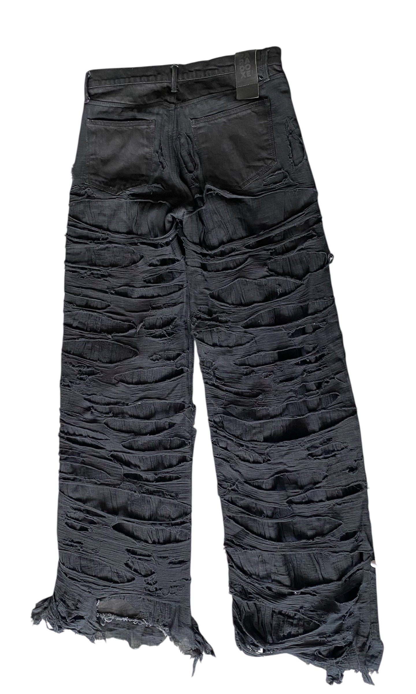 Used Paradoxe Paris Reaper Baggy Black Denim (Paradoxe