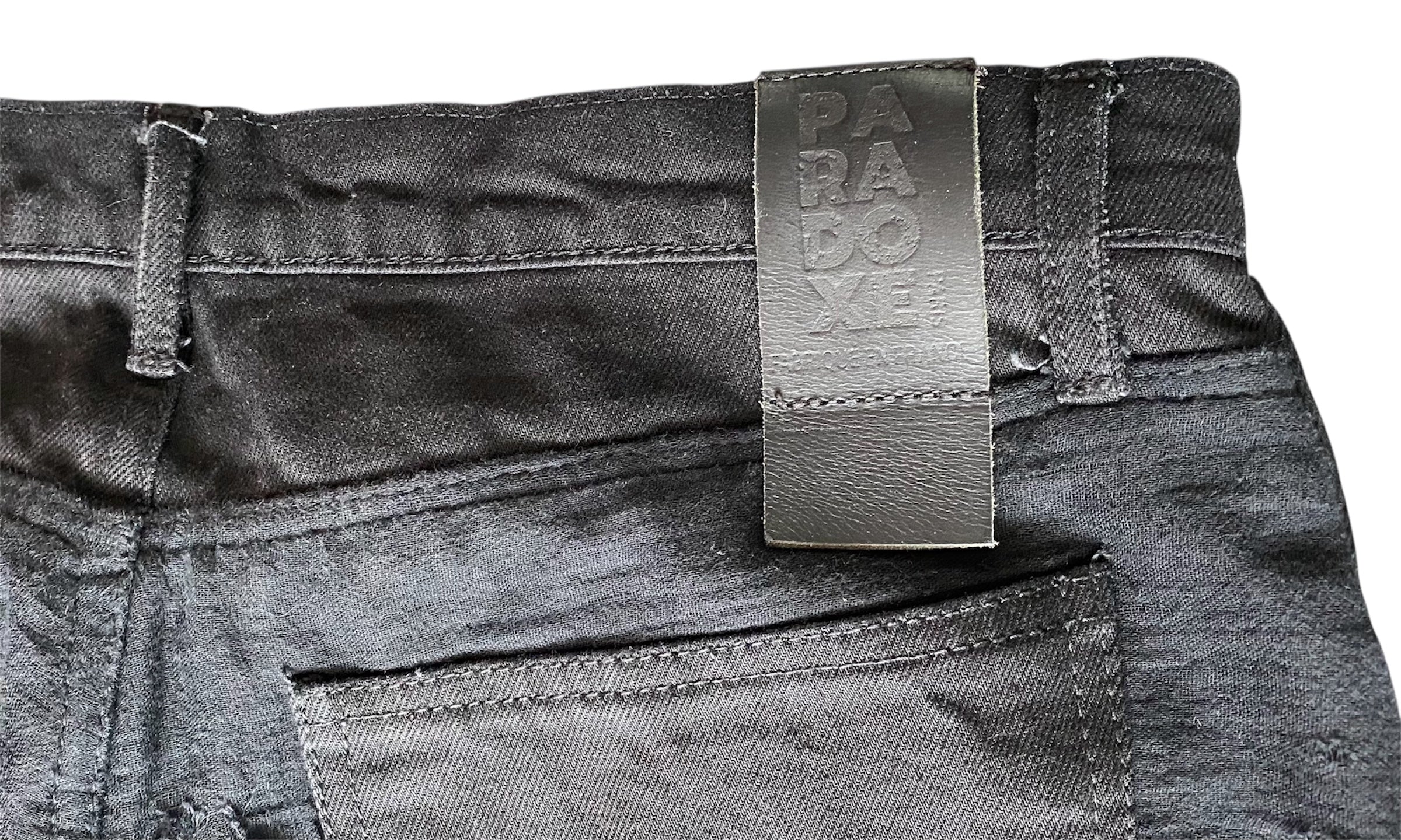 Used Paradoxe Paris Reaper Baggy Black Denim (Paradoxe