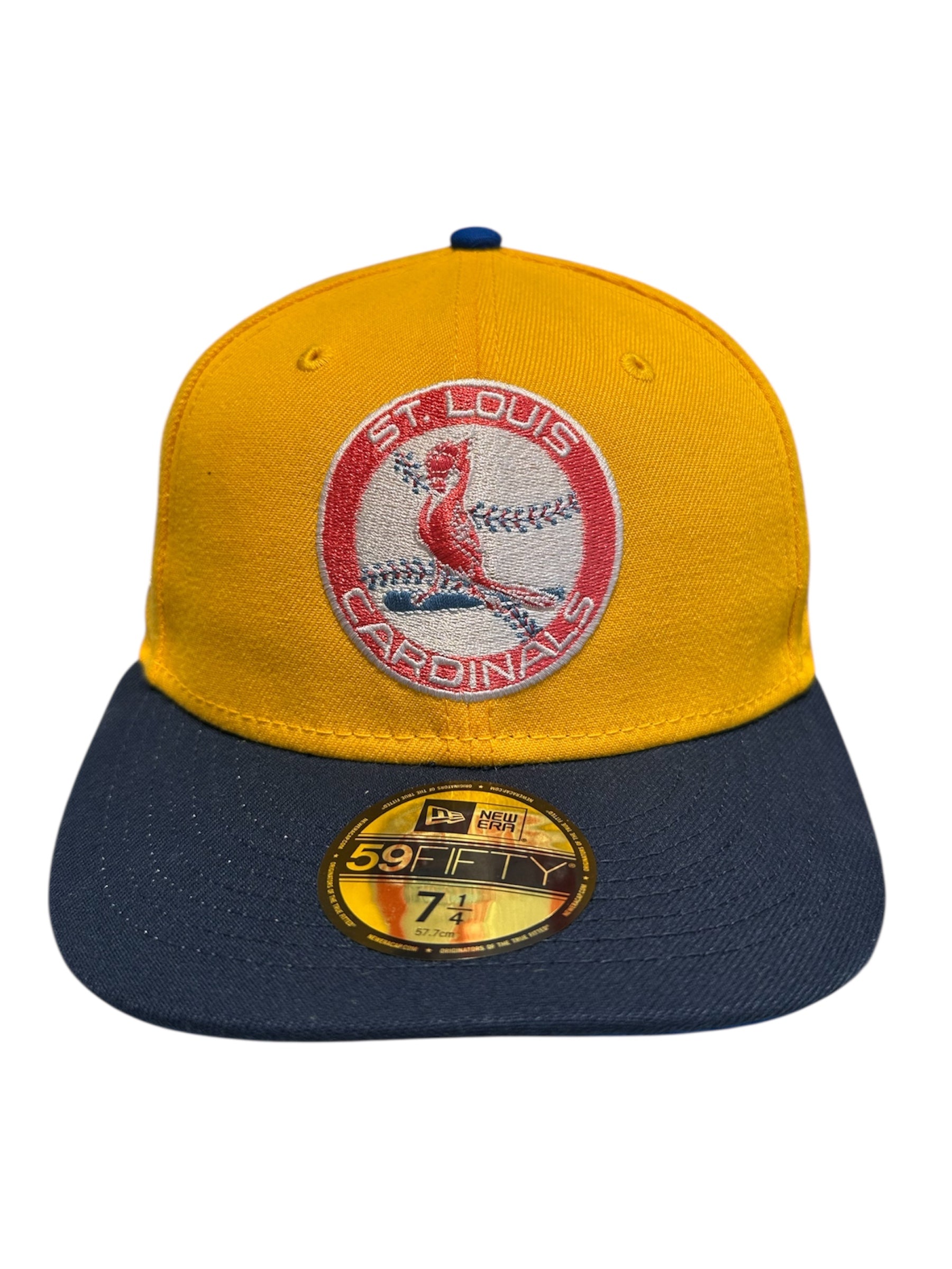nike Used St. Louis Cardinals Yellow Fitted Cap - test