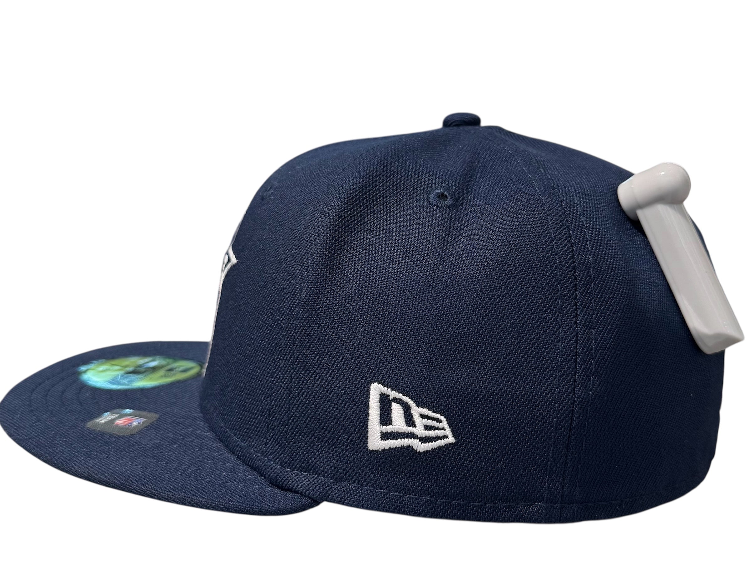 New Era Used Dallas Cowboys Superbowl fitted hat navy 7 1/8 - 602251228