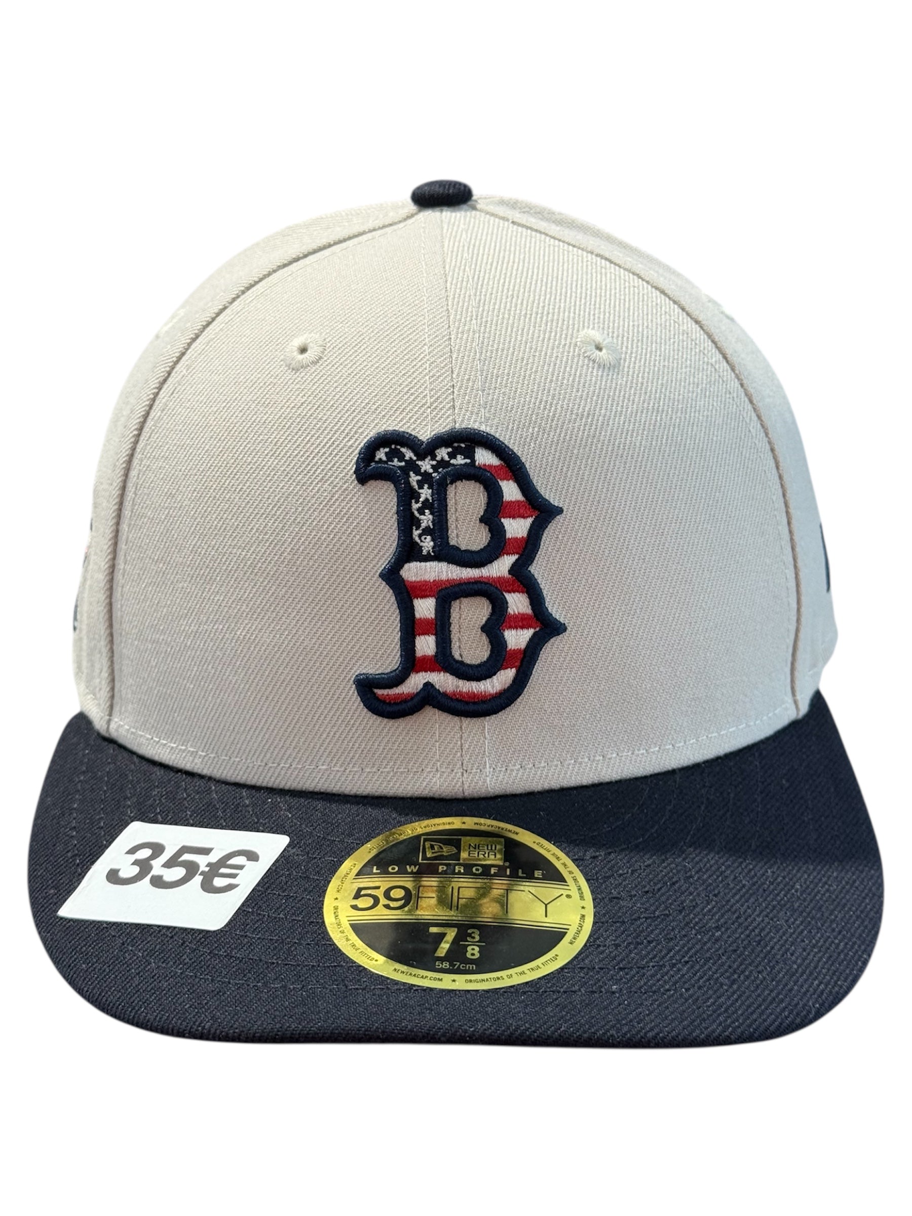 New Era Used Boston Bruins Fitted Cap Pink Cream - test