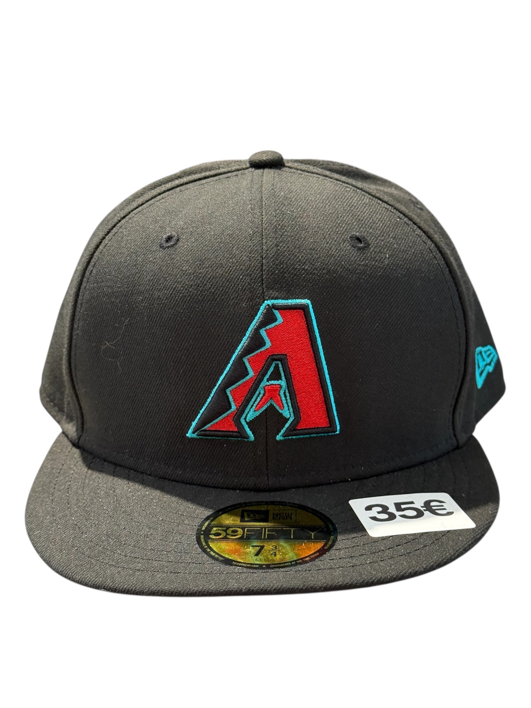 New Era Used Arizona Diamondbacks Fitted Cap Black - test