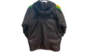 nike Used Gucci Stripe Sleeve Monogram Black Jacket  - 612251607