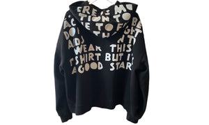 nike Used Maison Margiela Aids Charity Hoodie Black - MM1