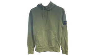 nike Used Stone Island Compass Badge Cotton Hoodie Green - 614251232