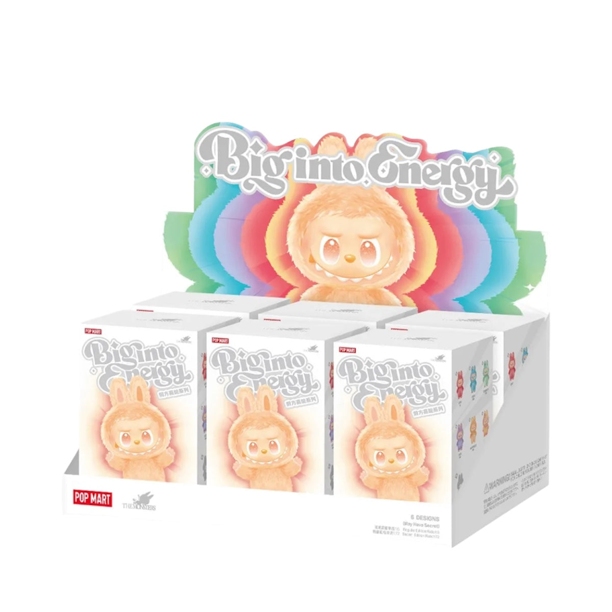 Pop Mart Labubu The Monsters Big into Energy Sealed Case (6 Blind Boxes)
