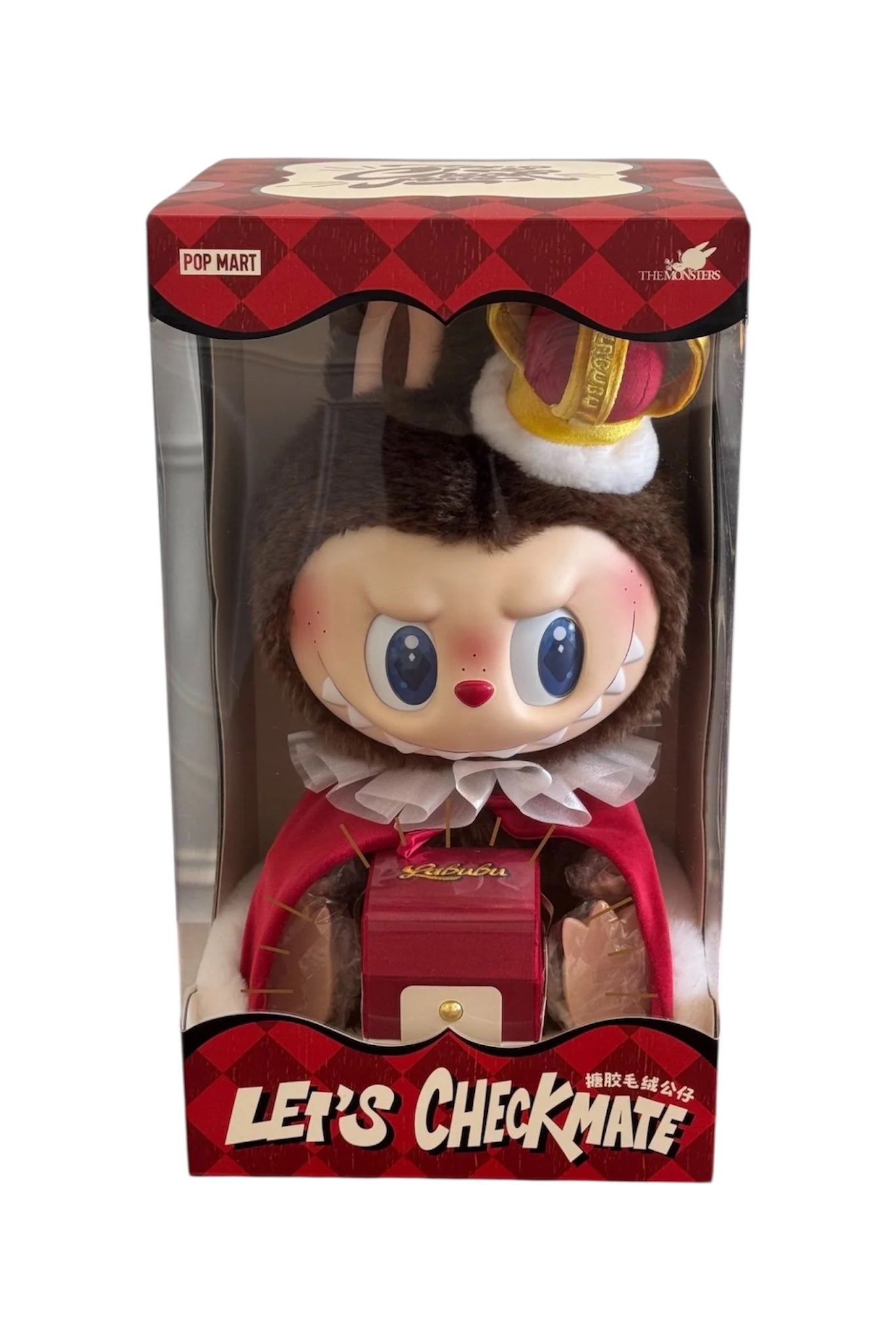 当日発送！POP MART LABUBU LET'S CHECKMATE NEW POP MART THE MONSTERS Let's Checkmate Plush LABUBU KING