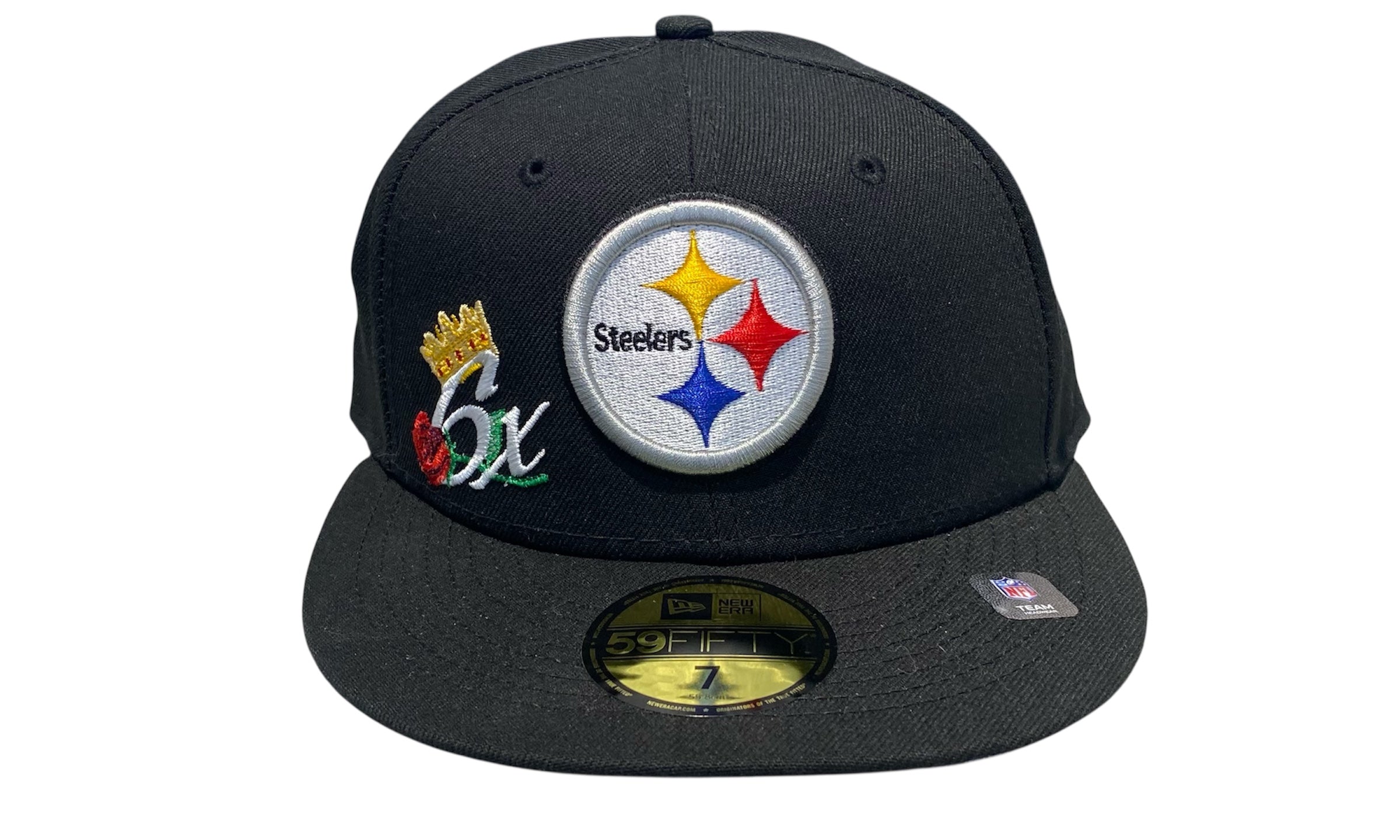 New Era Used Pittsburgh Steelers Fitted Cap Black - test