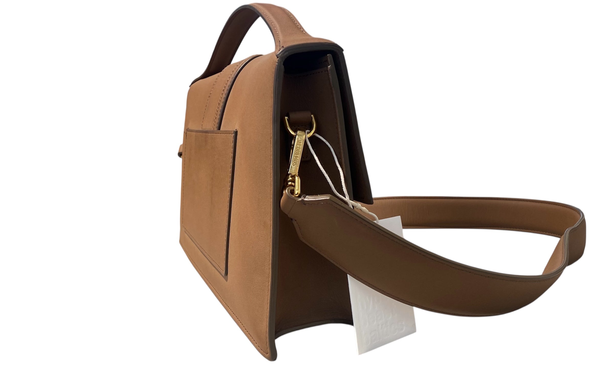 nike Used Jacquemus Le Grand Bambino Crossbody Flap Bag Brown XL - 710251703