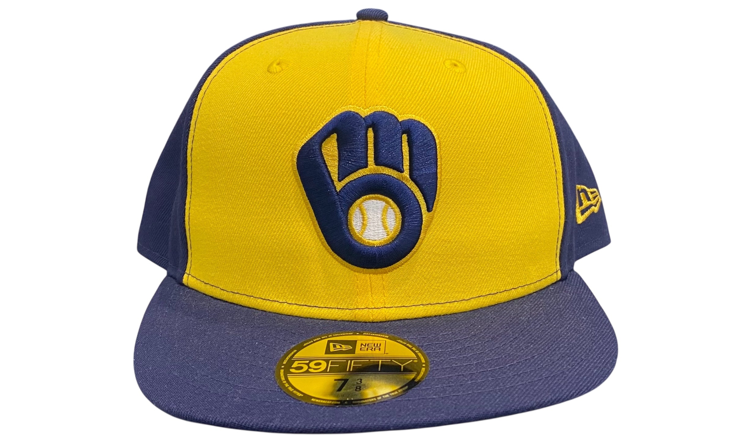 New era Used New Era Milwaukee Brewers X Big League Chew Fitted Cap  - 710251703