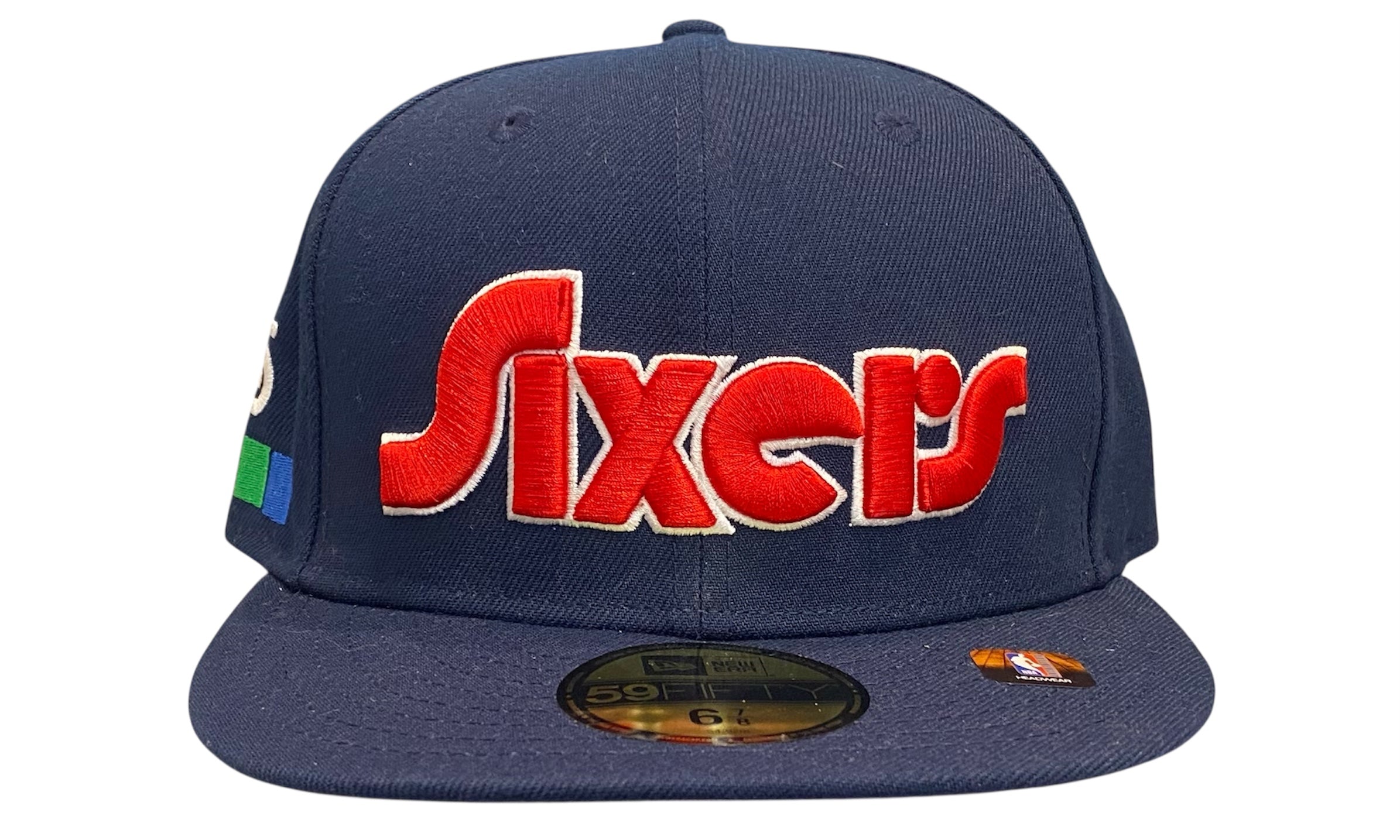 New era Used New Era Philadelphia 76ers Sixers City Edition Blue/Grey fitted cap - 710251703