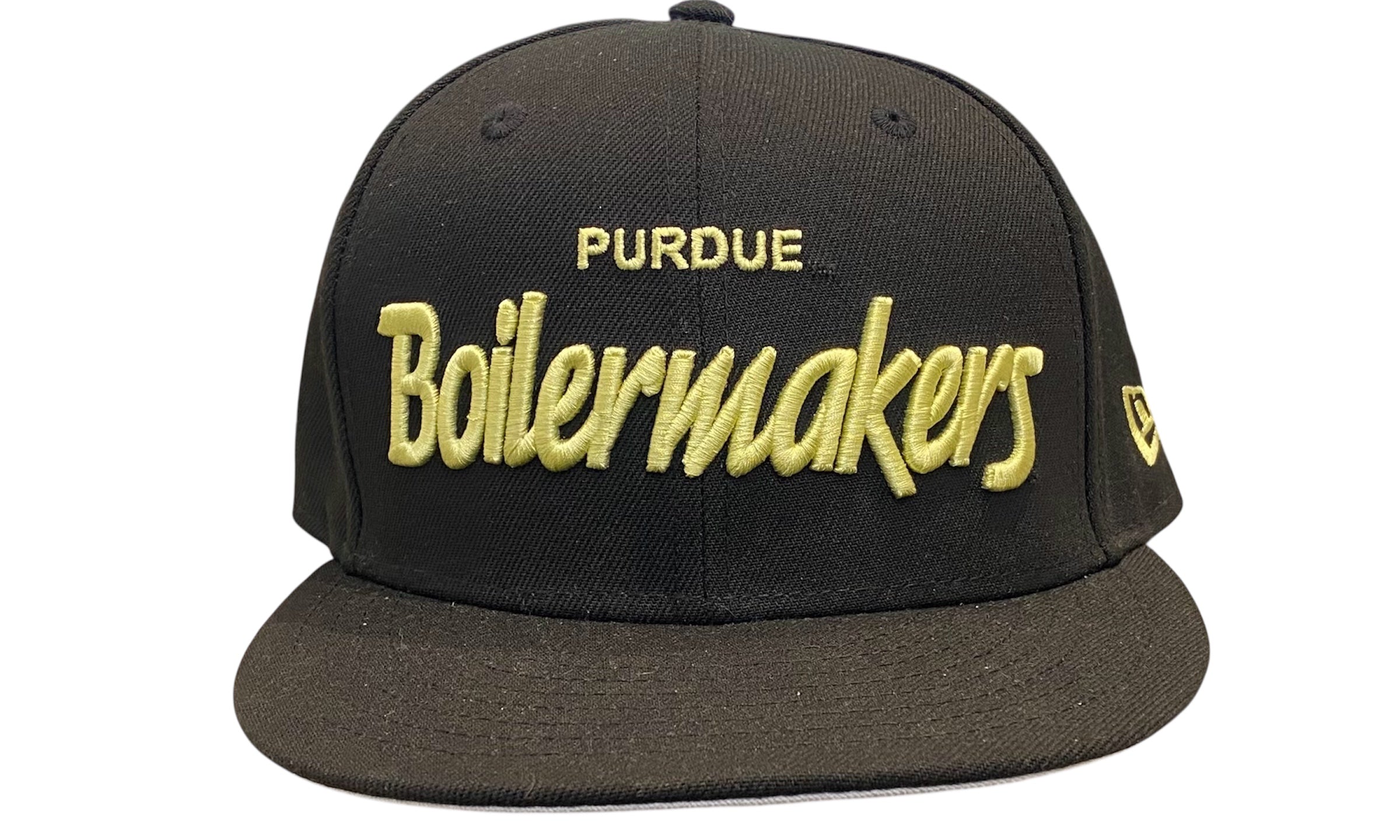 New era Used New Era Purdue Boilermakers New Era Script Original 59FIFTY Fitted Hat Black - 710251703