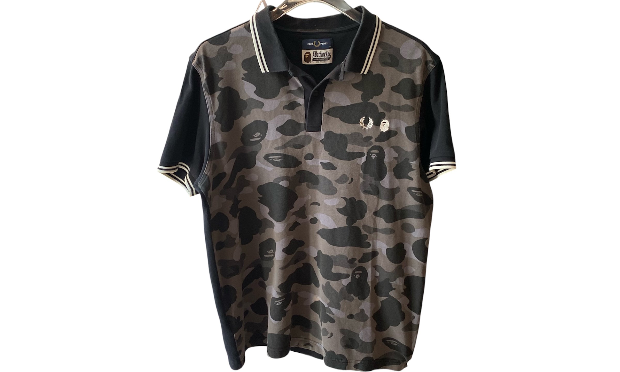 nike Used Bape x Fred Perry Polo Shirt - 714252006
