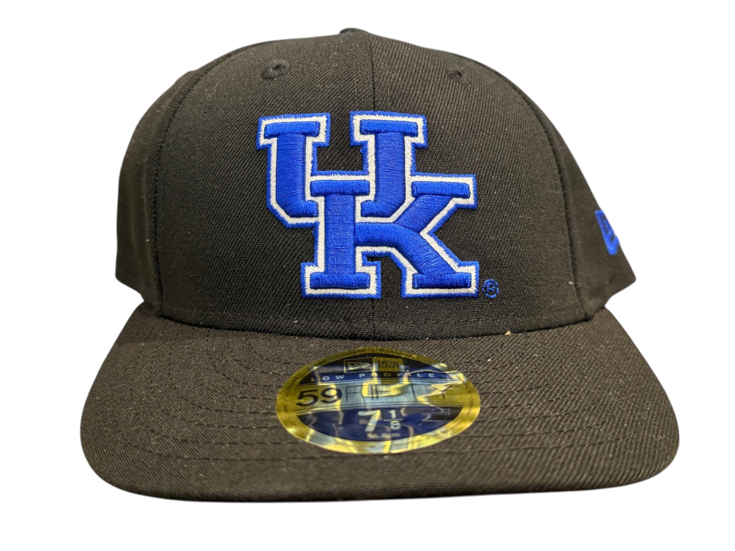 New Era Used Kentucky Wildcats Fitted Cap Black Blue - test