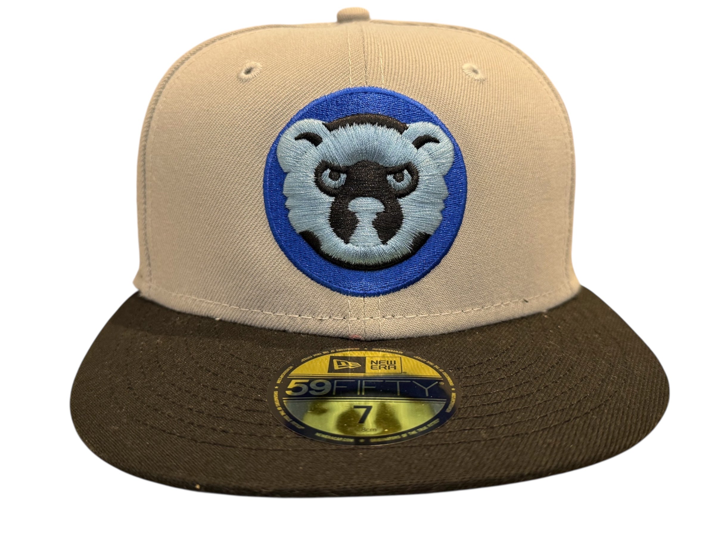 New Era Used Chicago Cubs Fitted Cap Grey Black - test