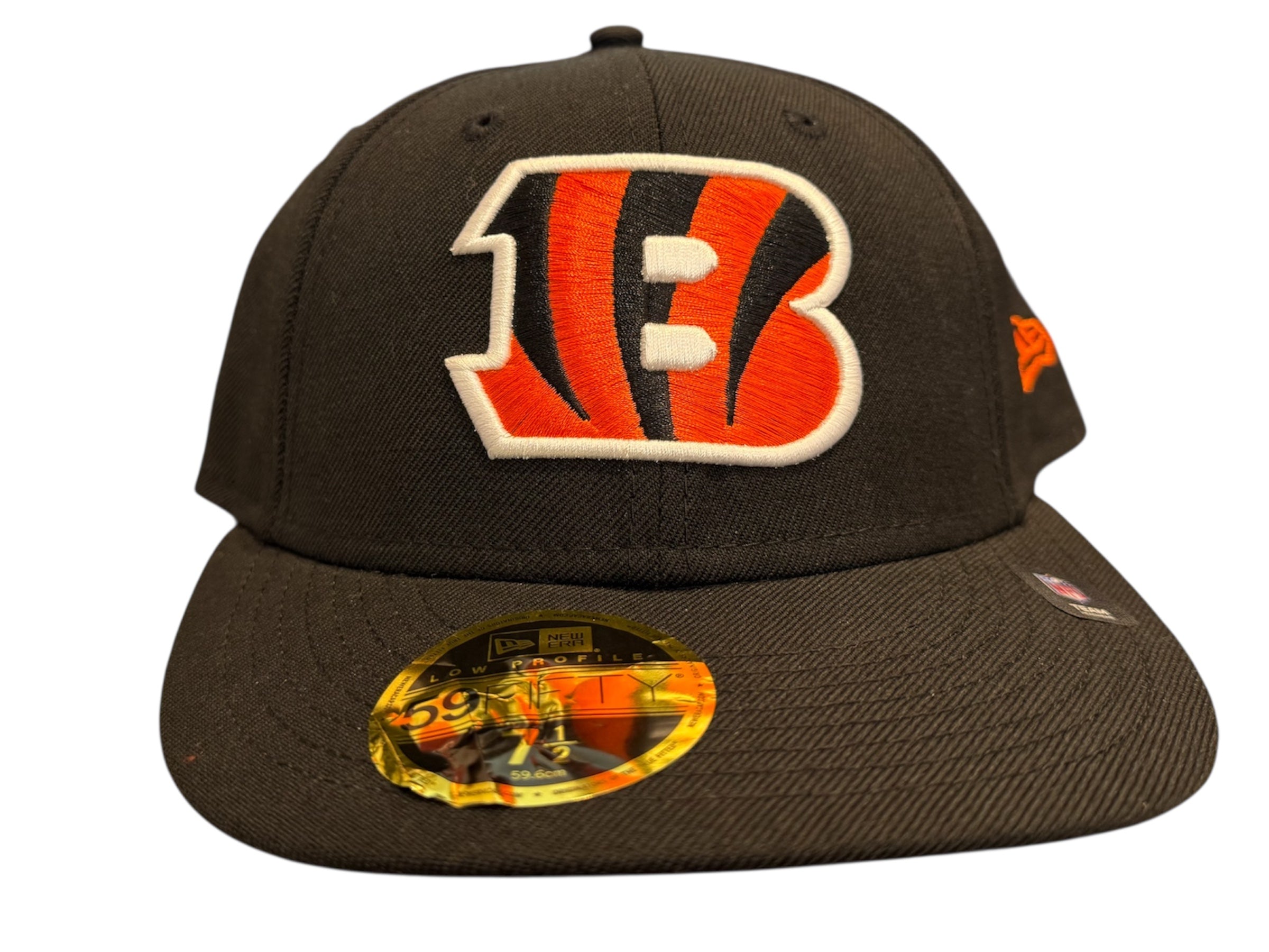 New Era Used Cincinnati Bengals Fitted Cap Black Orange - test