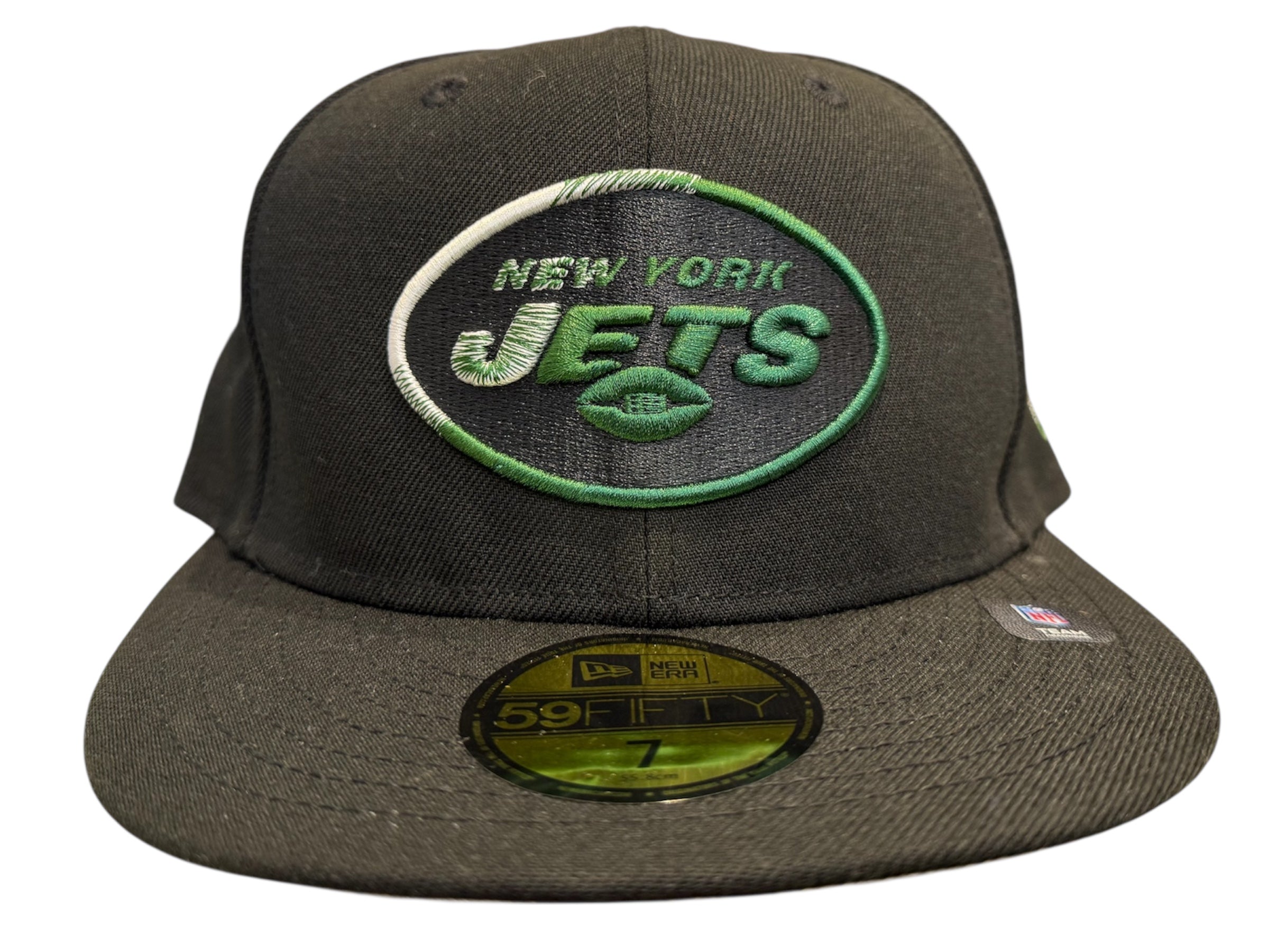 New Era Used New York Jets Fitted Cap Black - test