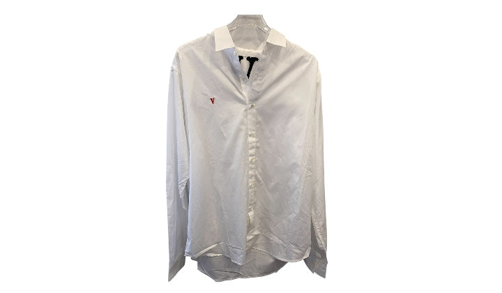 nike Used Vlone White Button Up Dress Shirt - test