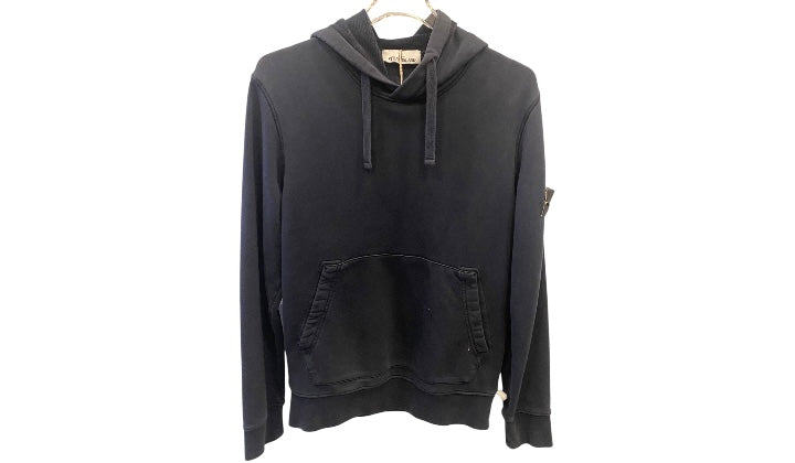 nike Used Stone Island Cotton Hoodie Navy  - 805251505