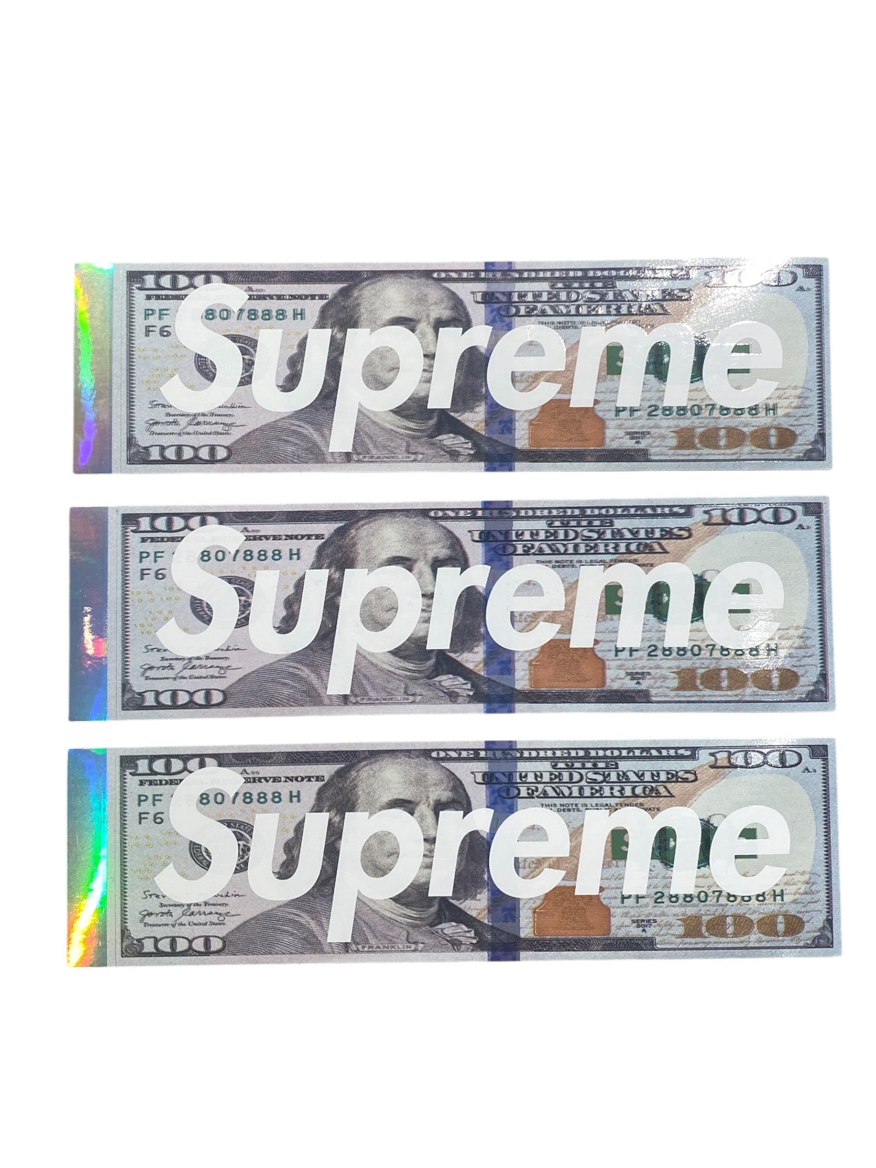 Used Supreme Dollar Box Logo Sticker (test