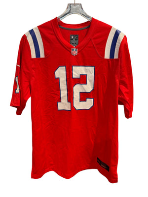nike Used Tom Brady #12 Jersey Red - 1015251319