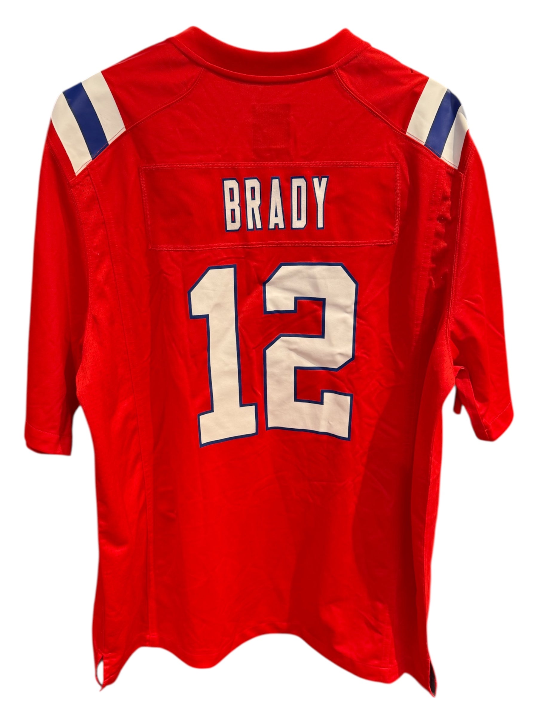 nike Used Tom Brady #12 Jersey Red - 1015251319