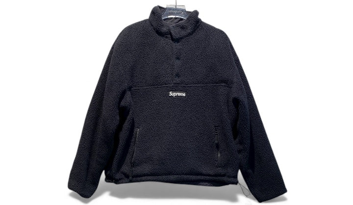 Supreme Used Supreme Polartec Shearling Reversible Pullover (FW24) Black - SUPR-SPSRP(-BLACK