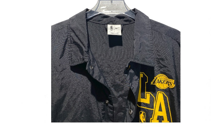 Nike Used Los Angeles Lakers 75th Anniversary Coach Jacket - test