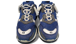 Balenciaga Used Balenciaga Triple S Cool Blue Grey - BALE-TRSCBGXX-GGREY