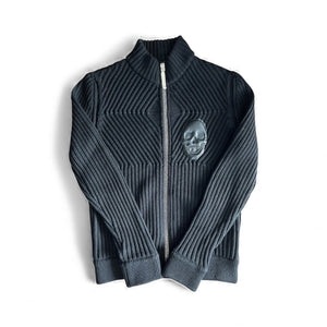 nike Used Phillip Plein Black Skullhead Cardigan - test