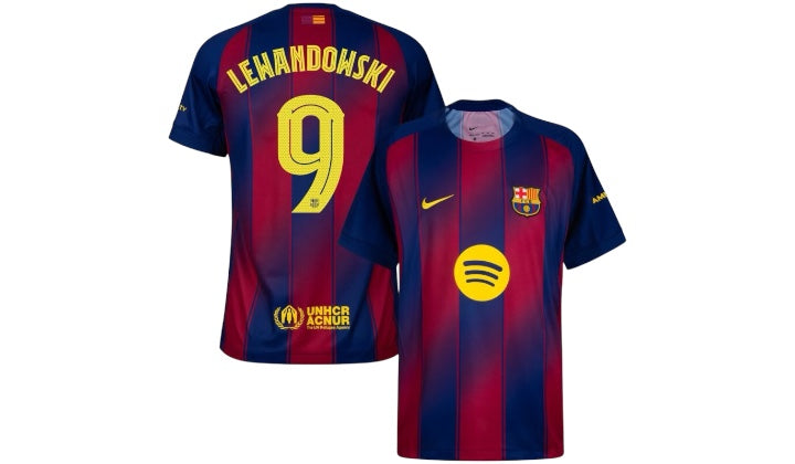 Nike Lewandowski FC Barcelona 2025/26 Home Kit Medium Player Version
