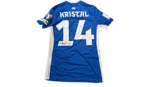 nike Used Estonia National Team Jersey Signed By Kristal - test