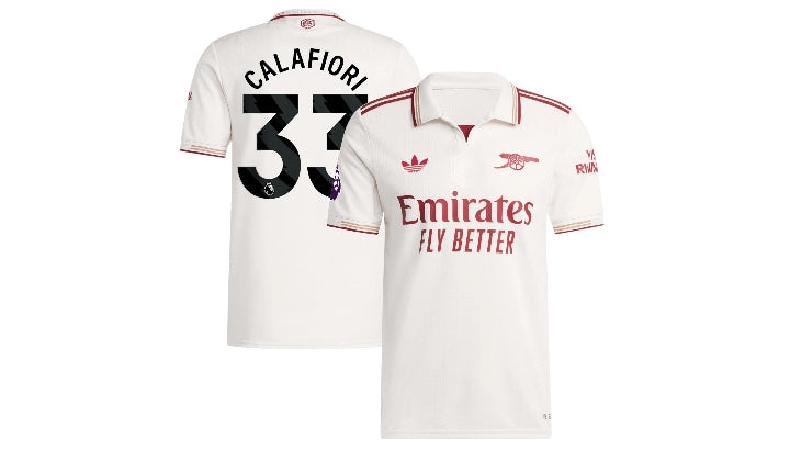 nike Used Arsenal FC 2025-26 Third Kit #33 Calafiori - test
