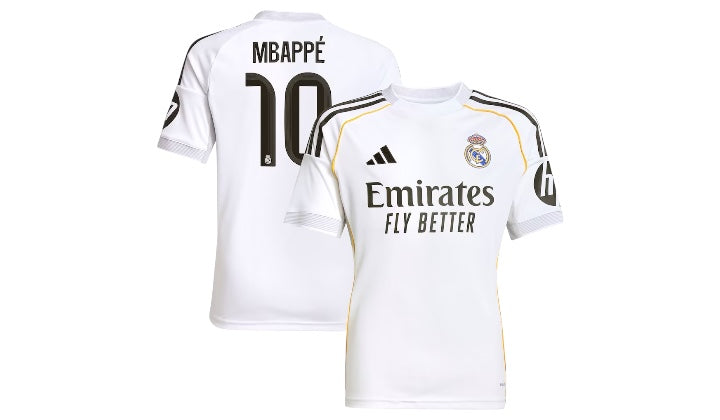 nike Used Real Madrid 2025-26 Home Kit #10 Mbappe - test