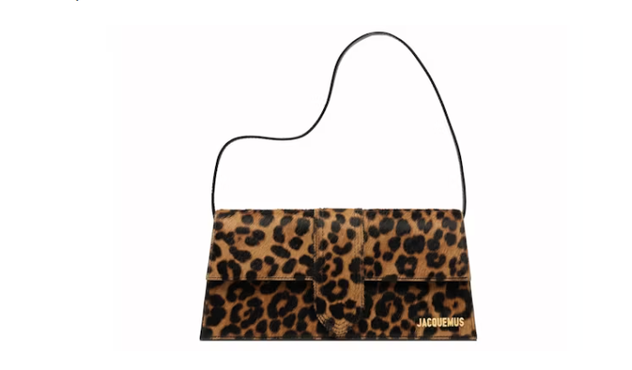 Jacquemus Le Bambino Long Flap Bag Leopard -  221BA013-3168-8BQ