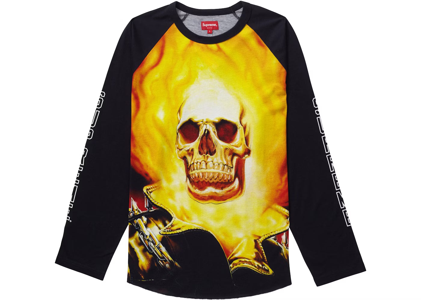 Supreme Ghost Rider Raglan L/S Top