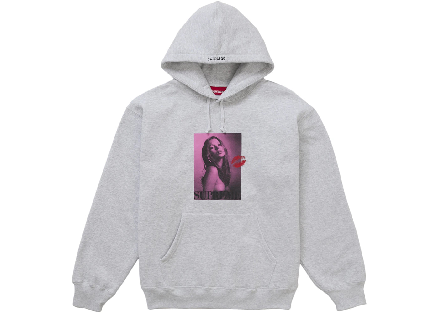 Supreme Kate Moss Hooded Sweatshirt Ash Grey - SUPR-SKMHSA-ASHGREY