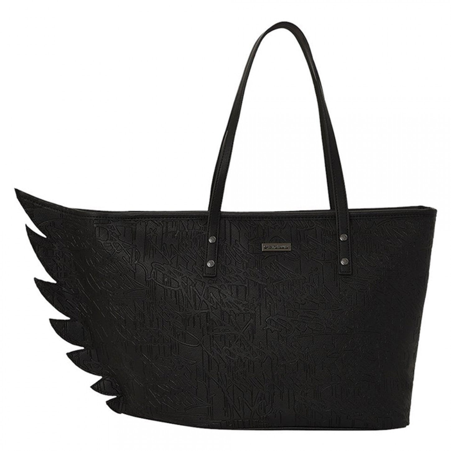 SPRAYGROUND NIGHT GRAFF EMBOSSED WING TOTE BAG - 067035
