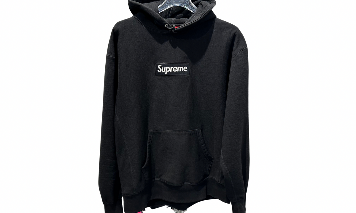 Used Supreme box logo hoodie black FW21 (1107241606