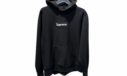 Supreme Used Supreme box logo hoodie black FW21 - 1107241606