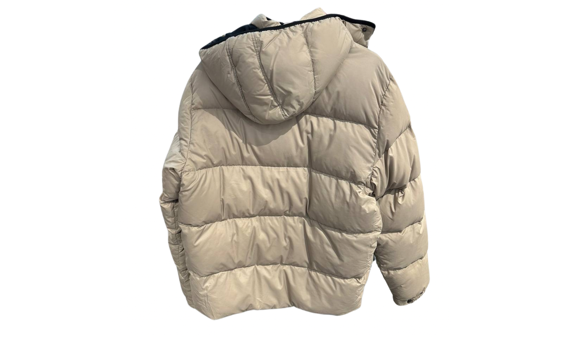 Moncler Used Moncler Bazille White Jacket - 111251444