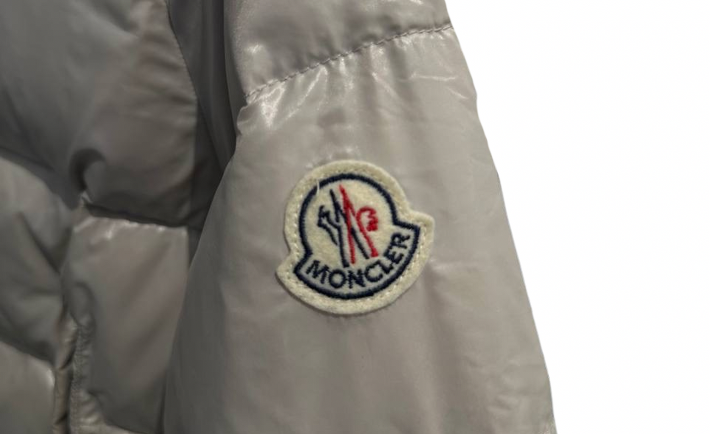 Moncler Used Moncler Alpine White Bomber Jacket - 111251444