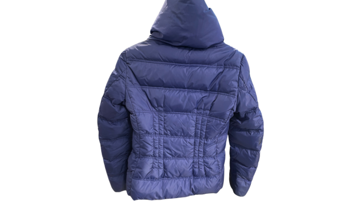 Moncler Used Moncler Women's Blue Puffer Jacket with High Collar - 1230241150