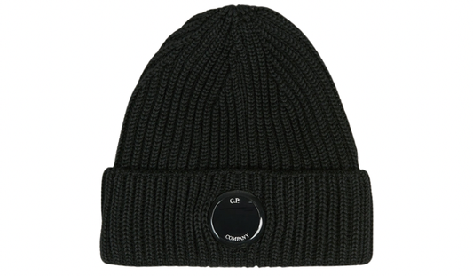 C.P Company Used C.P Company Knitted Merino Lens Beanie Black - 220251836