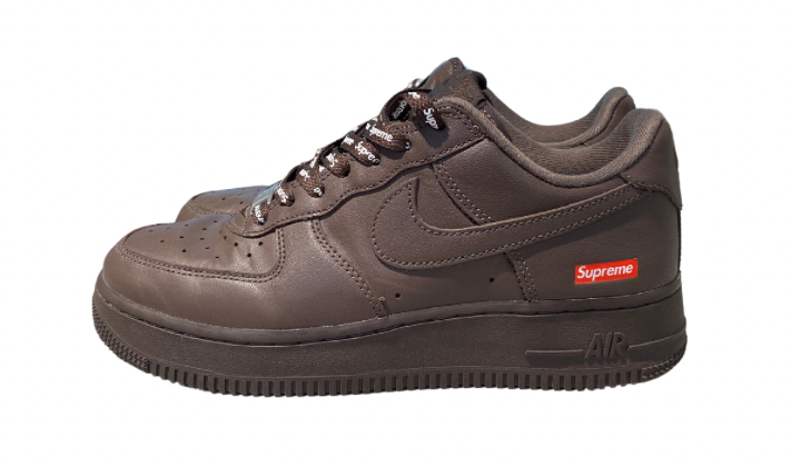 Nike Used Nike Air Force 1 Low Supreme Baroque Brown - CU9225-200