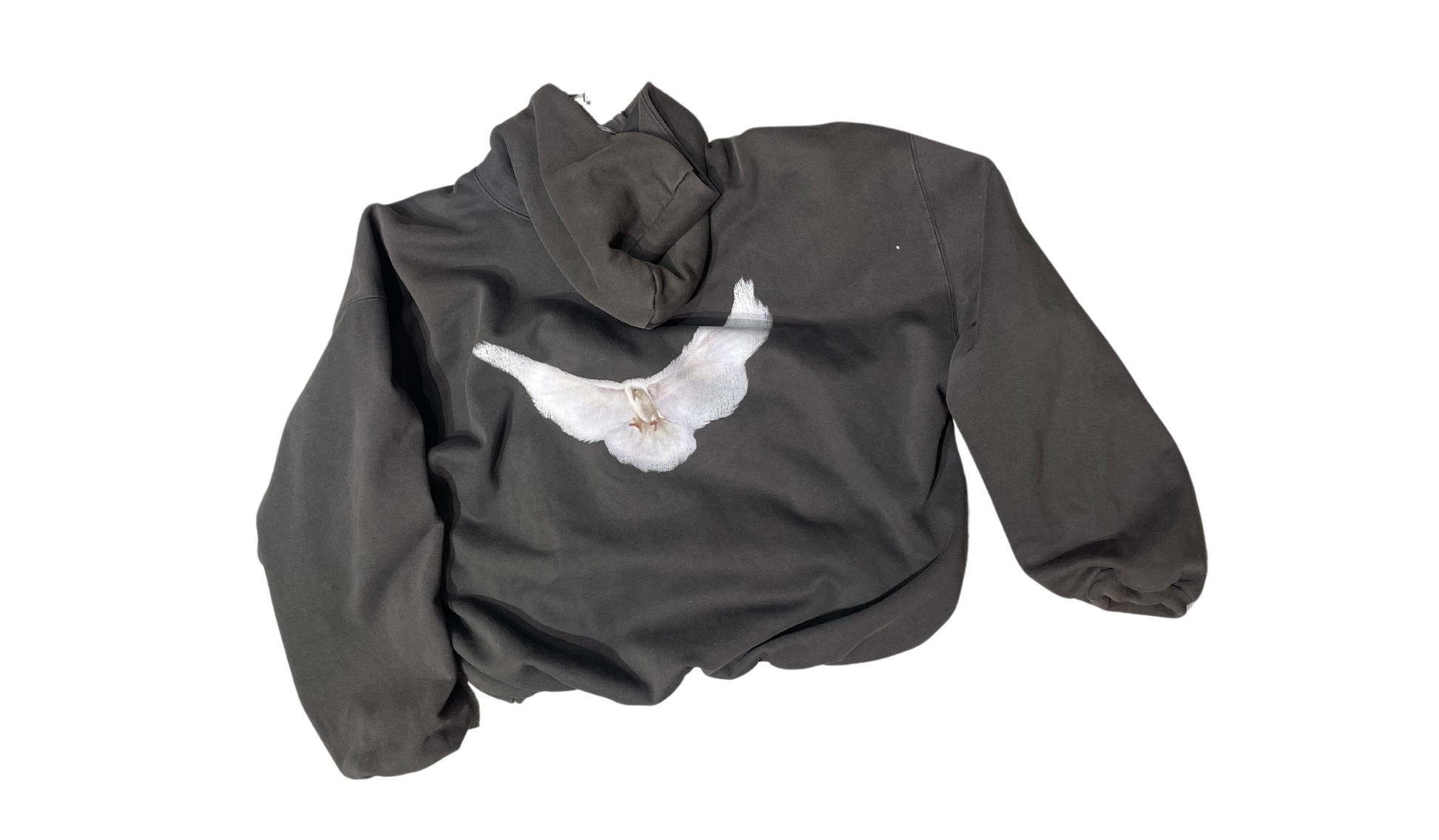 Yeezy Gap Balenciaga Used Yeezy Gap Engineered by Balenciaga Dove Hoodie Washed Black - YZYGAP1